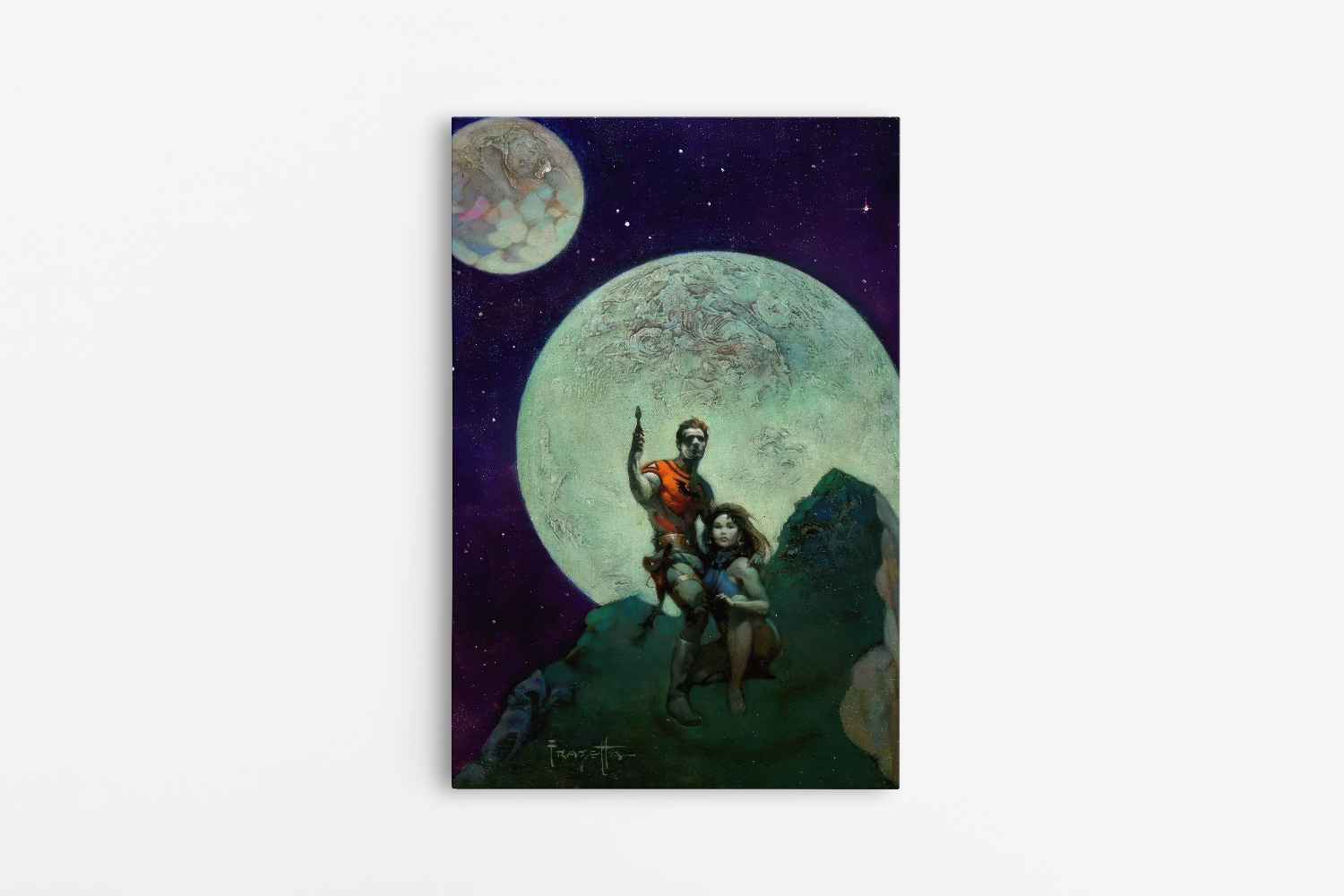 Canvas Prints - Tiny shops Planets