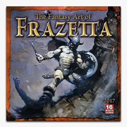 The Fantasy Art of Frazetta 2017 Calendar