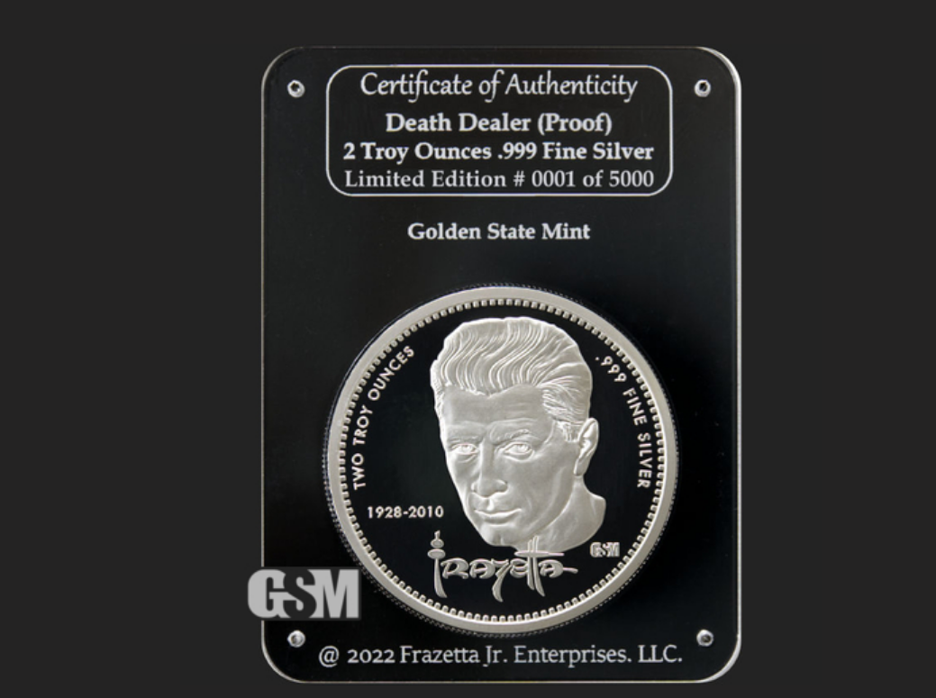 Frazetta Death Dealer I Proof Silver Round 2oz