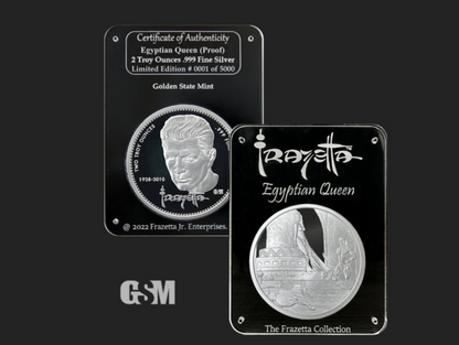 Frazetta Egyptian Queen Proof Silver Round 2oz