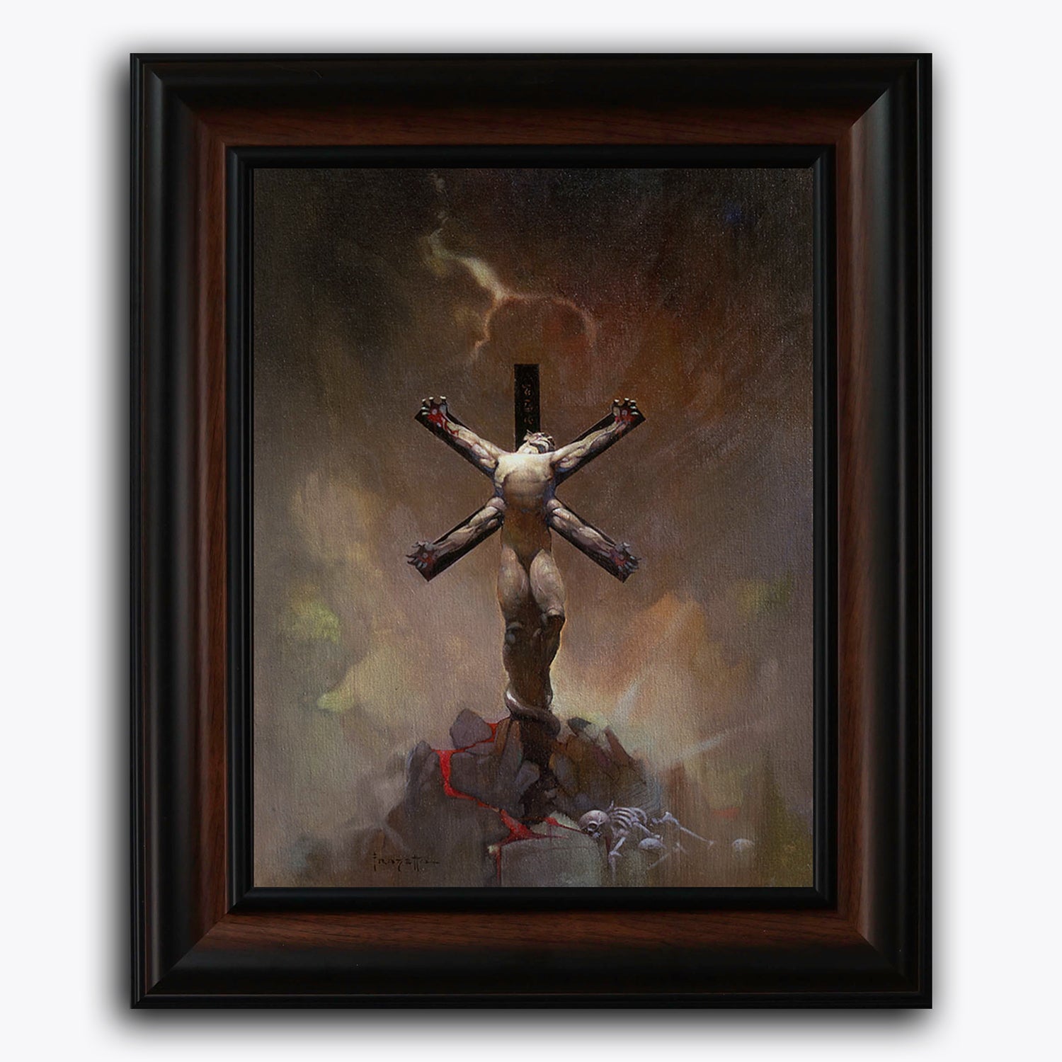 Alien Crucifixion Fine Art Print/Framed Art