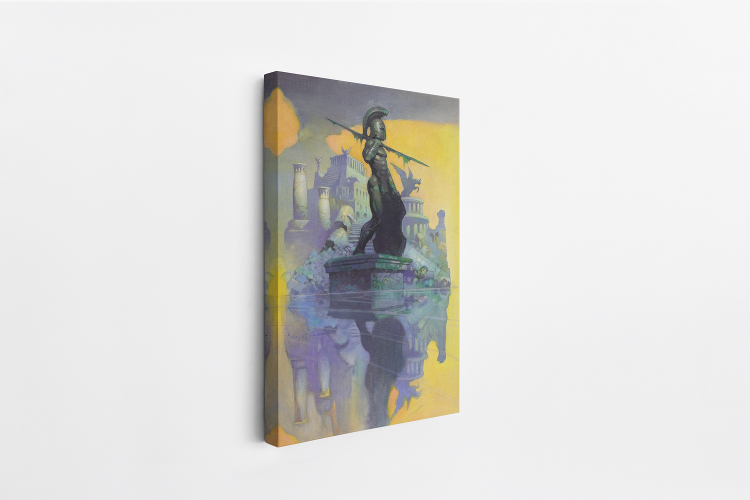 Atlantis Mini Wrap-Around Canvas Art