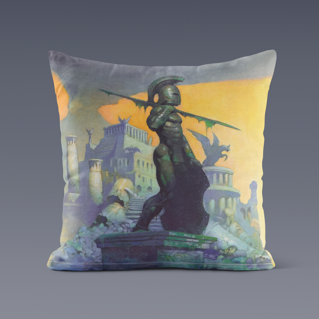 Atlantis Throw Pillow