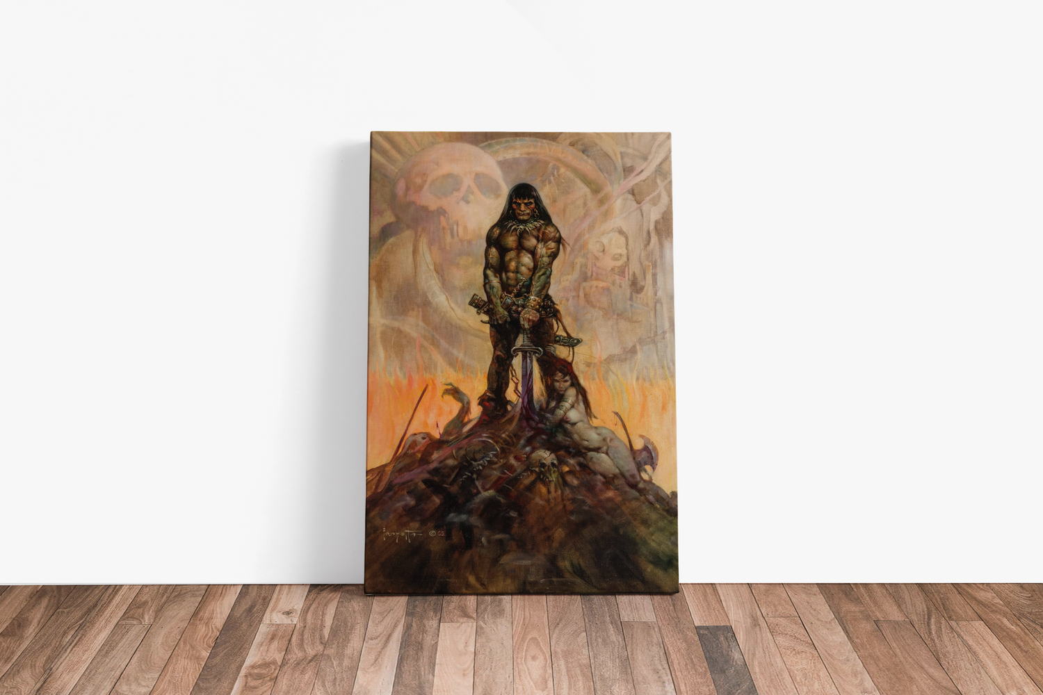 Barbarian Large Wrap Around Canvas