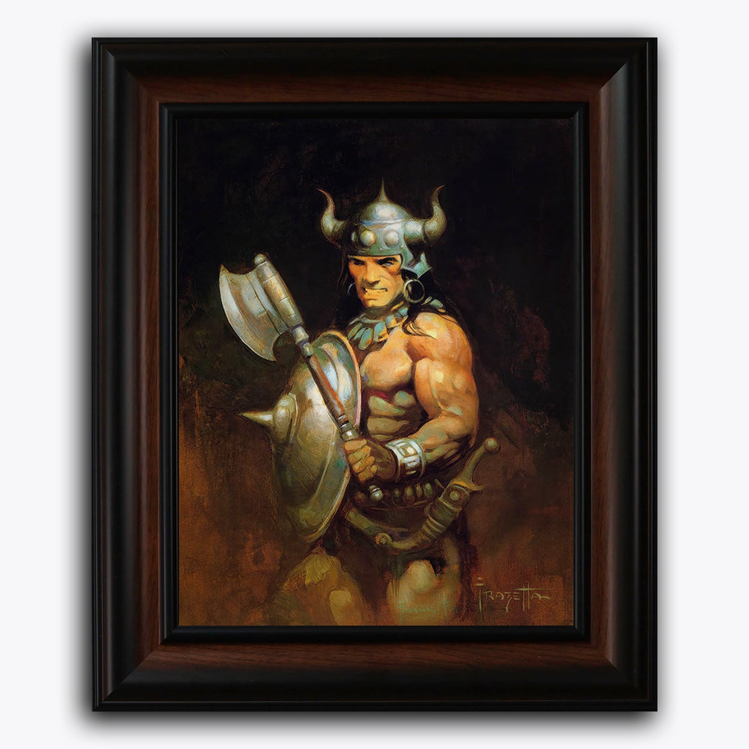 Barbarian Portrait Fine Art Print/Framed Art