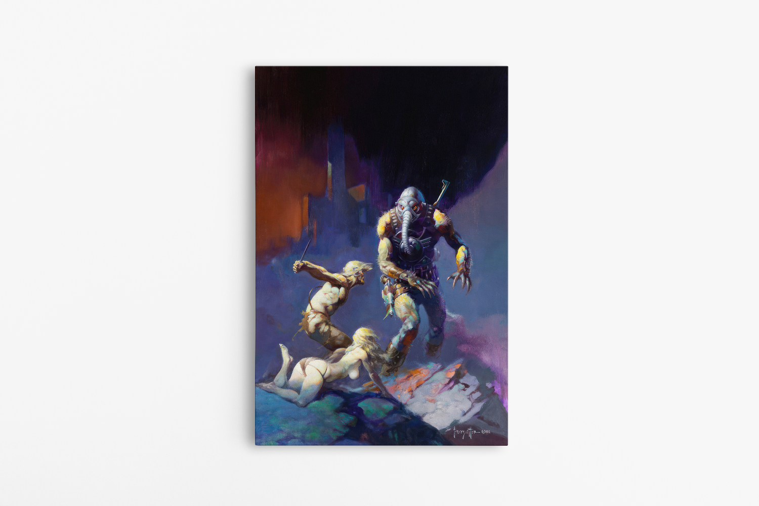 Battlefield Earth Mini Wrap-Around Canvas Art