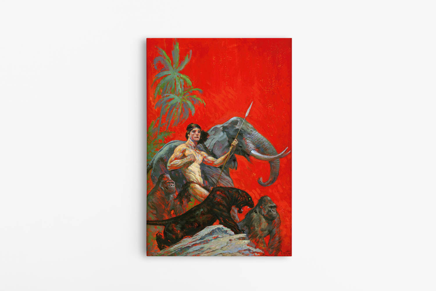 Beasts of Tarzan Mini Wrap-Around Canvas Art