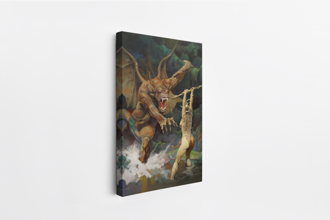 Beauty and the Beast Mini Wrap-Around Canvas Art