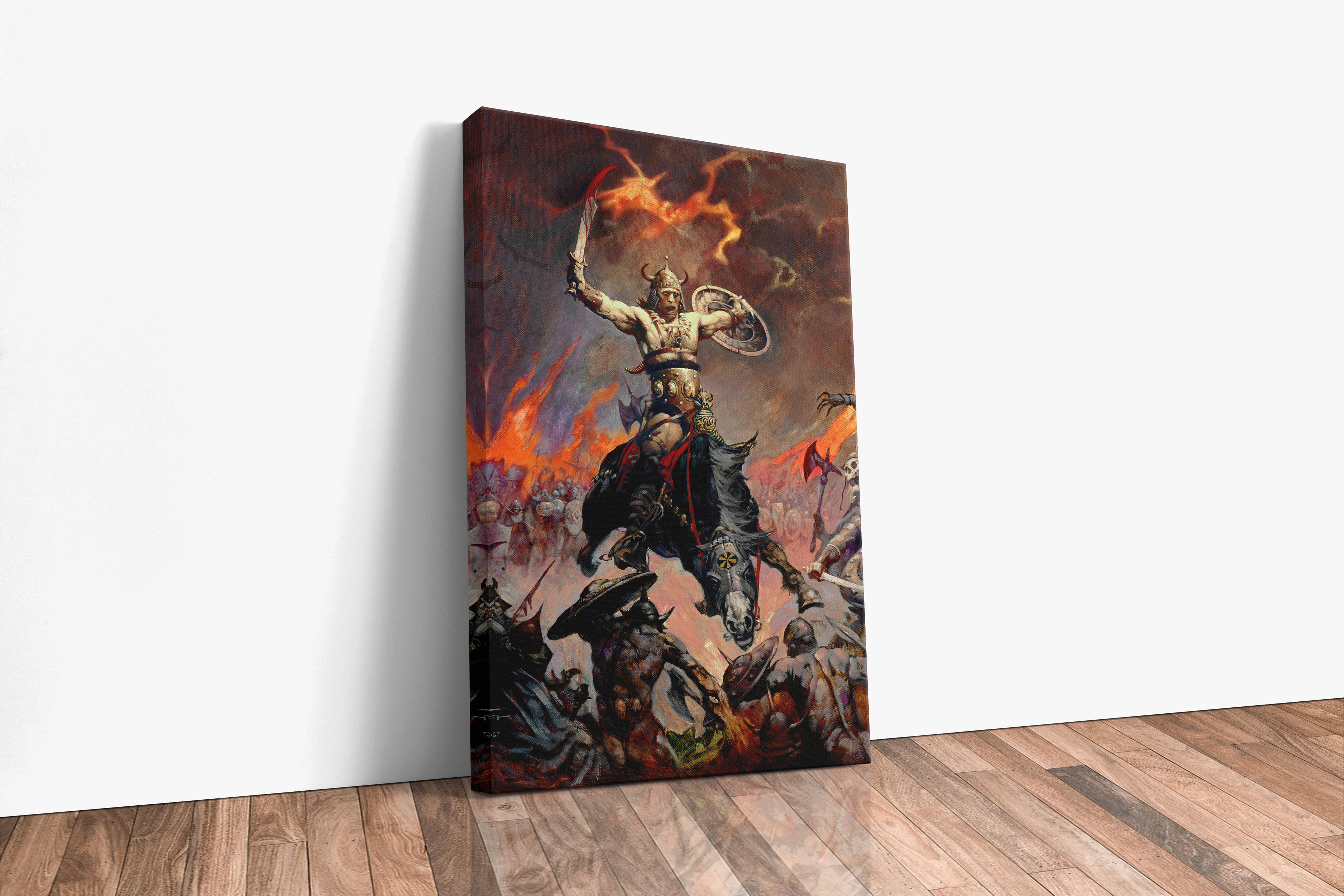 The Berserker Large Wrap Around Canvas