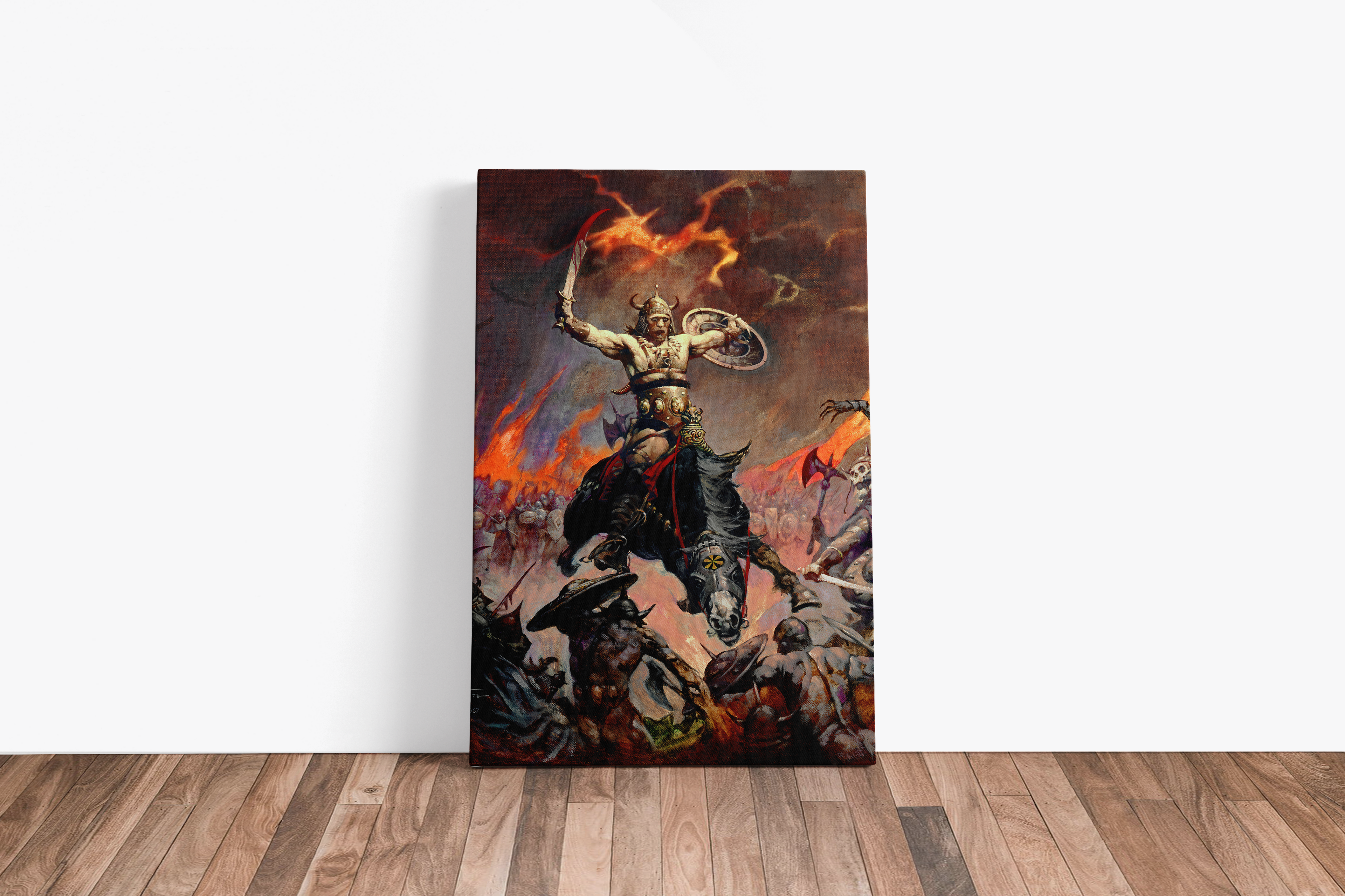 The Berserker Large Wrap Around Canvas