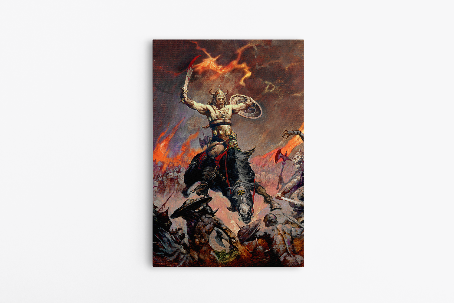 Berserker Mini Wrap Around Canvas – Frazetta Art Museum