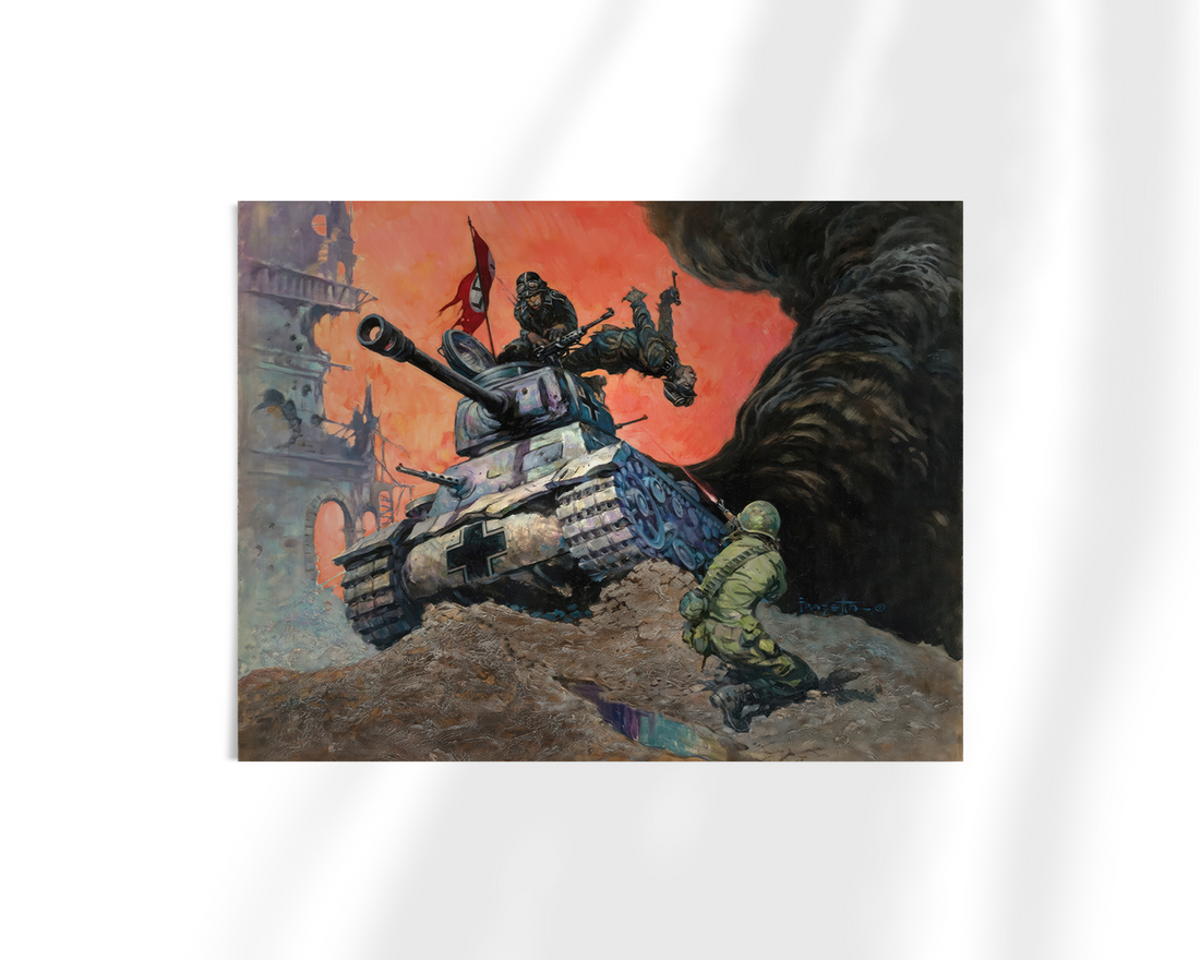 Blazing Combat 4 Fine Art Print/Framed Art