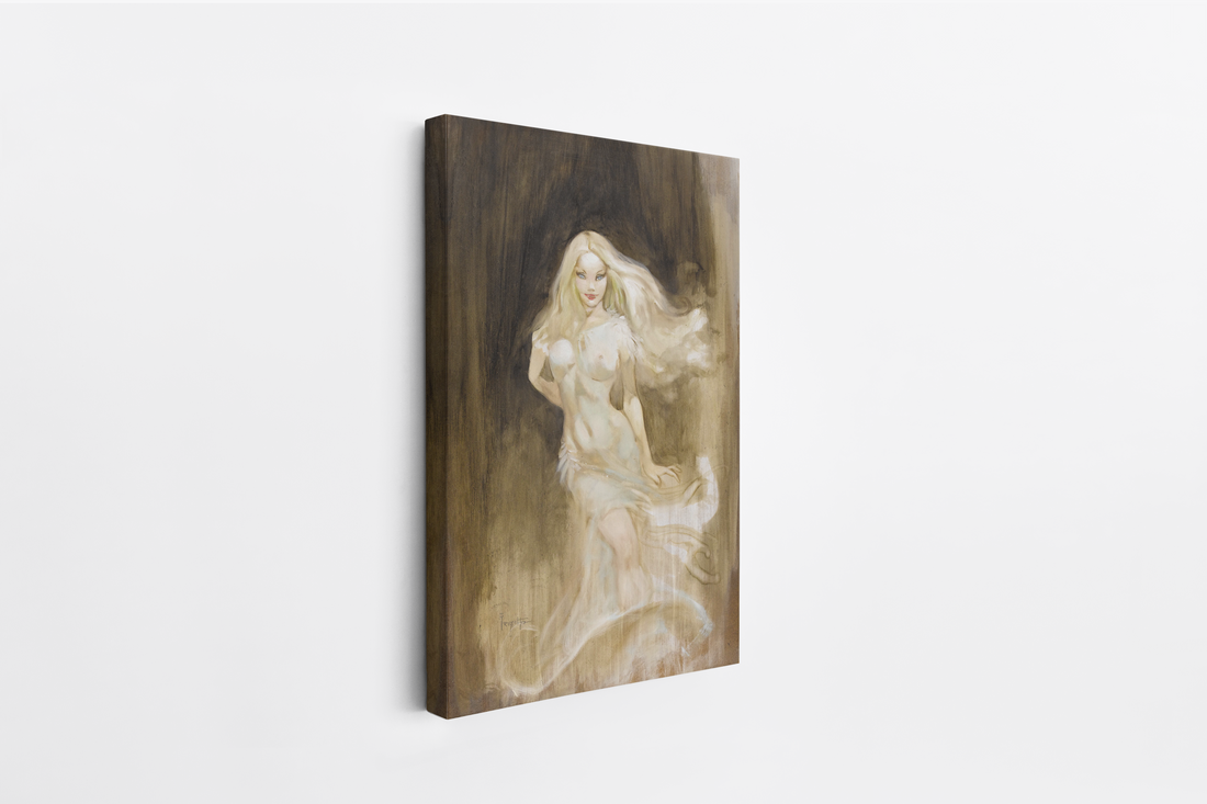 Bride of Dracula Mini Wrap-Around Canvas Art