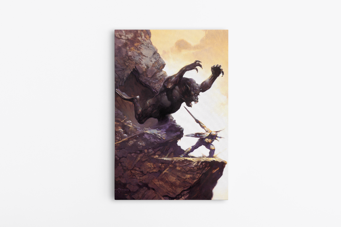 Cave Demon Mini Wrap-Around Canvas Art