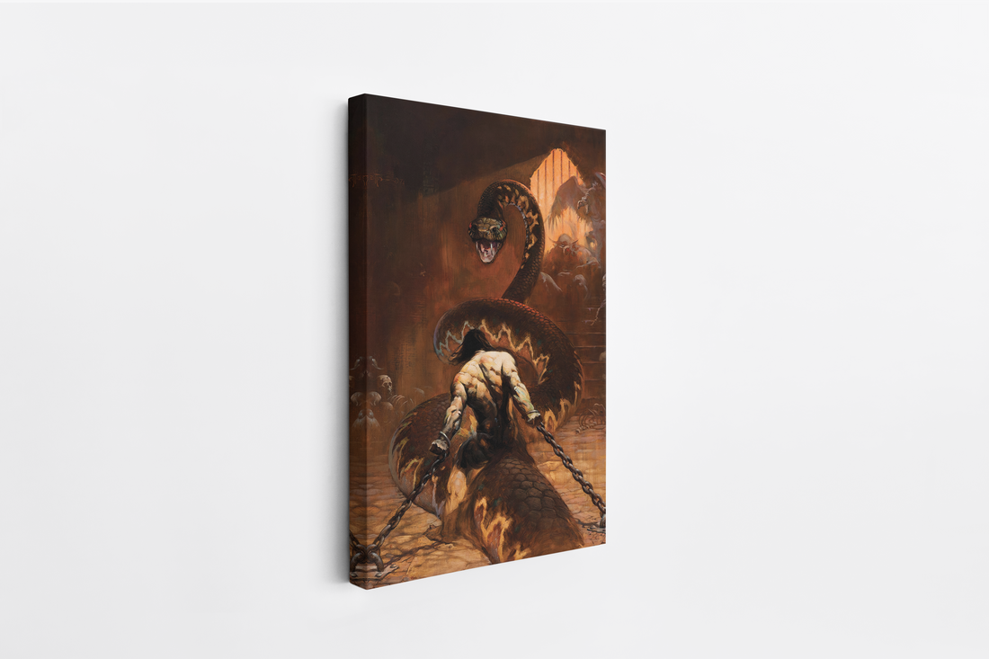 Chained Mini Wrap-Around Canvas Art