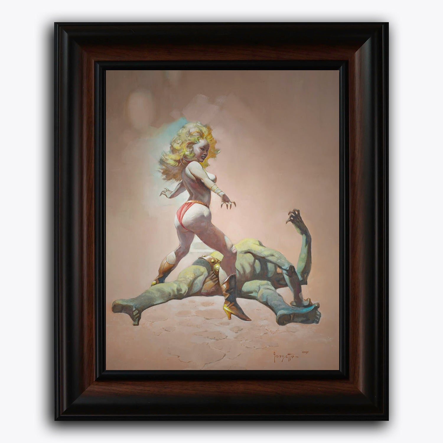 Countess and the Green Man Fine Art Print/Framed Art