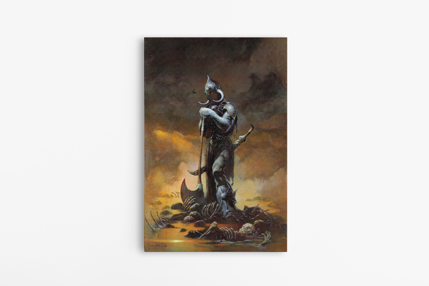 Death Dealer III Mini Wrap-Around Canvas Art