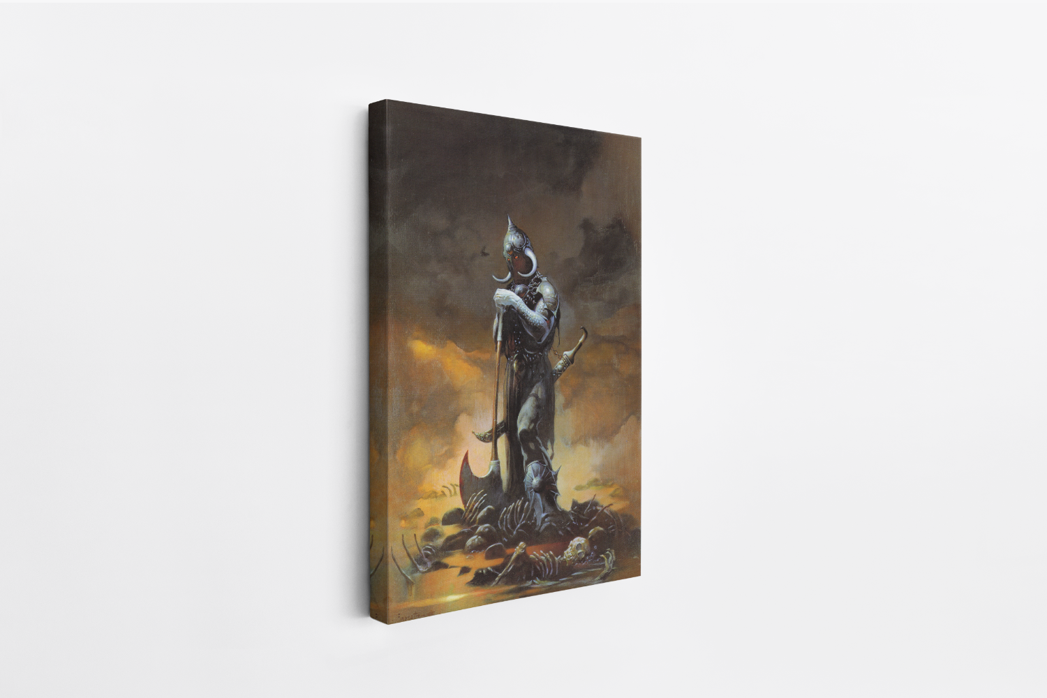 Death Dealer III Mini Wrap-Around Canvas Art