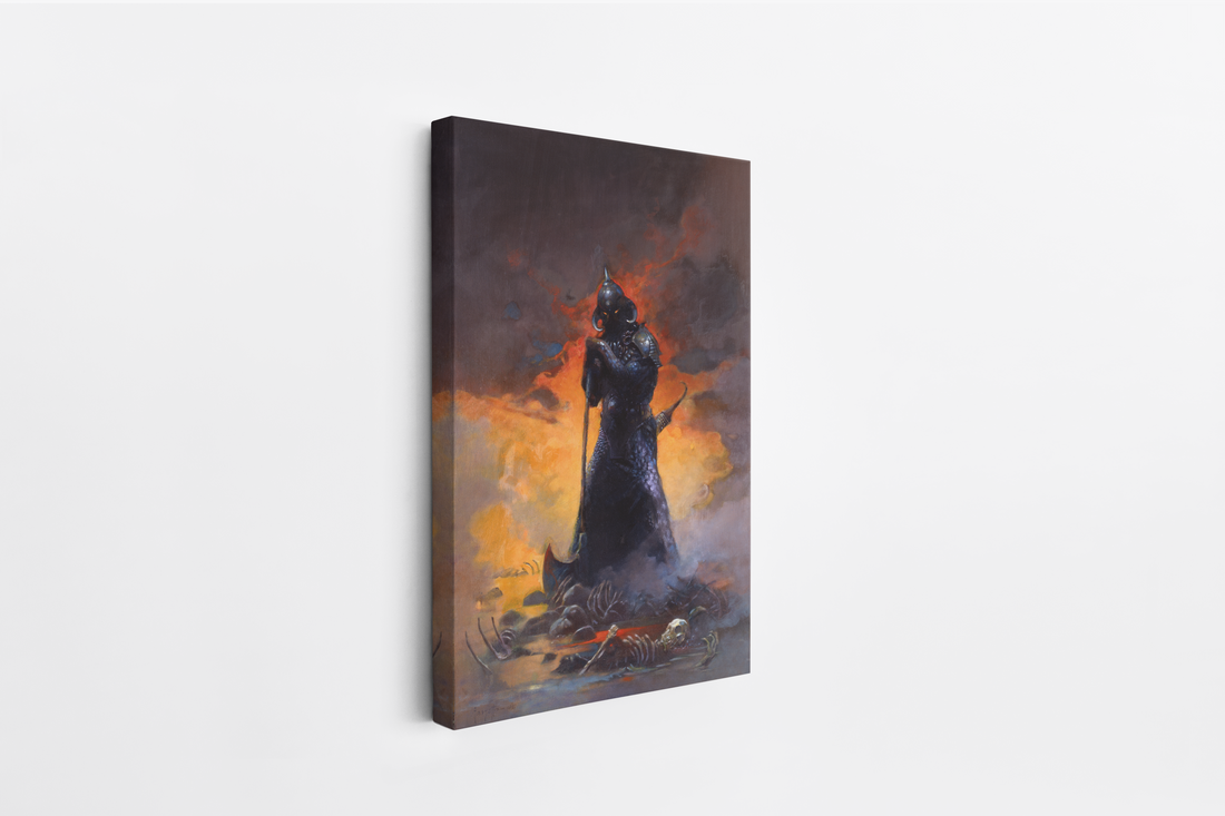 Death Dealer III Revised Mini Wrap-Around Canvas Art