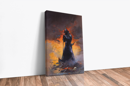 Death Dealer III Revised Large Wrap Around Canvas