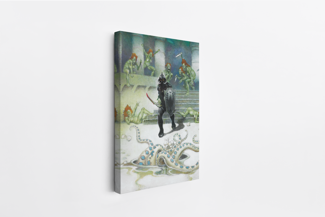 Death Dealer VII Mini Wrap-Around Canvas Art