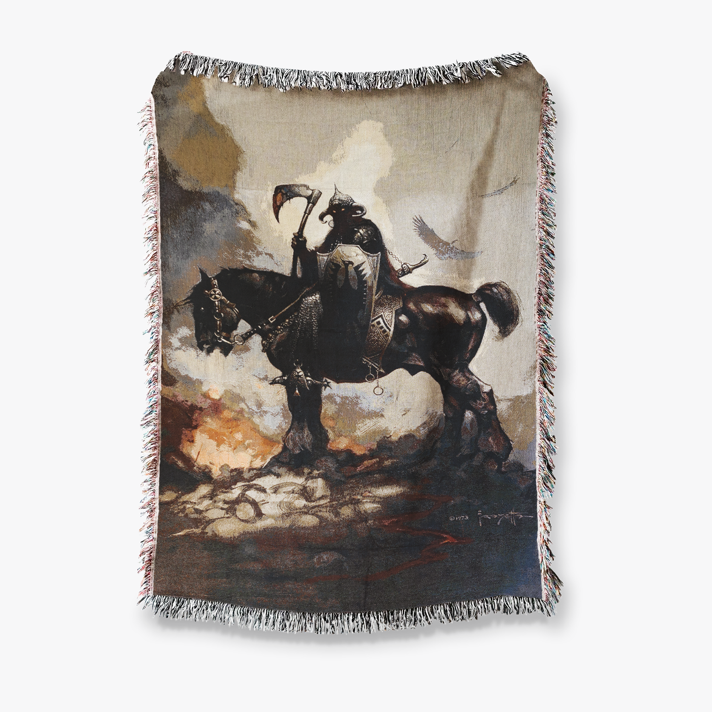 Death Dealer Jacquard Woven Blanket