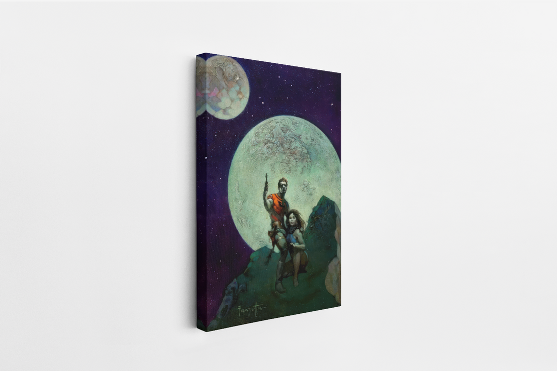 Alien Worlds Mini Wrap-Around Canvas Art