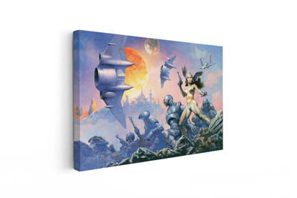 Dawn Attack Mini Wrap-Around Canvas Art