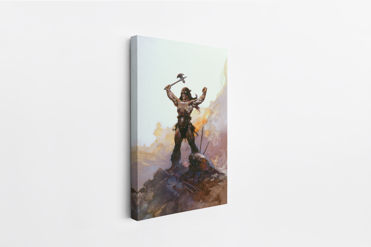 Days of Wrath Mini Wrap-Around Canvas Art