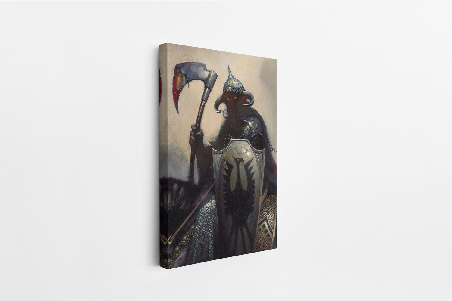 Death Dealer I Zoomed Mini Wrap-Around Canvas Art