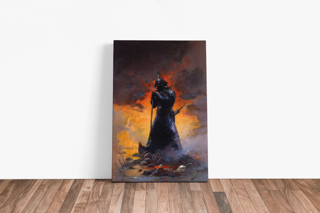 Death Dealer III Revised Large Wrap Around Canvas