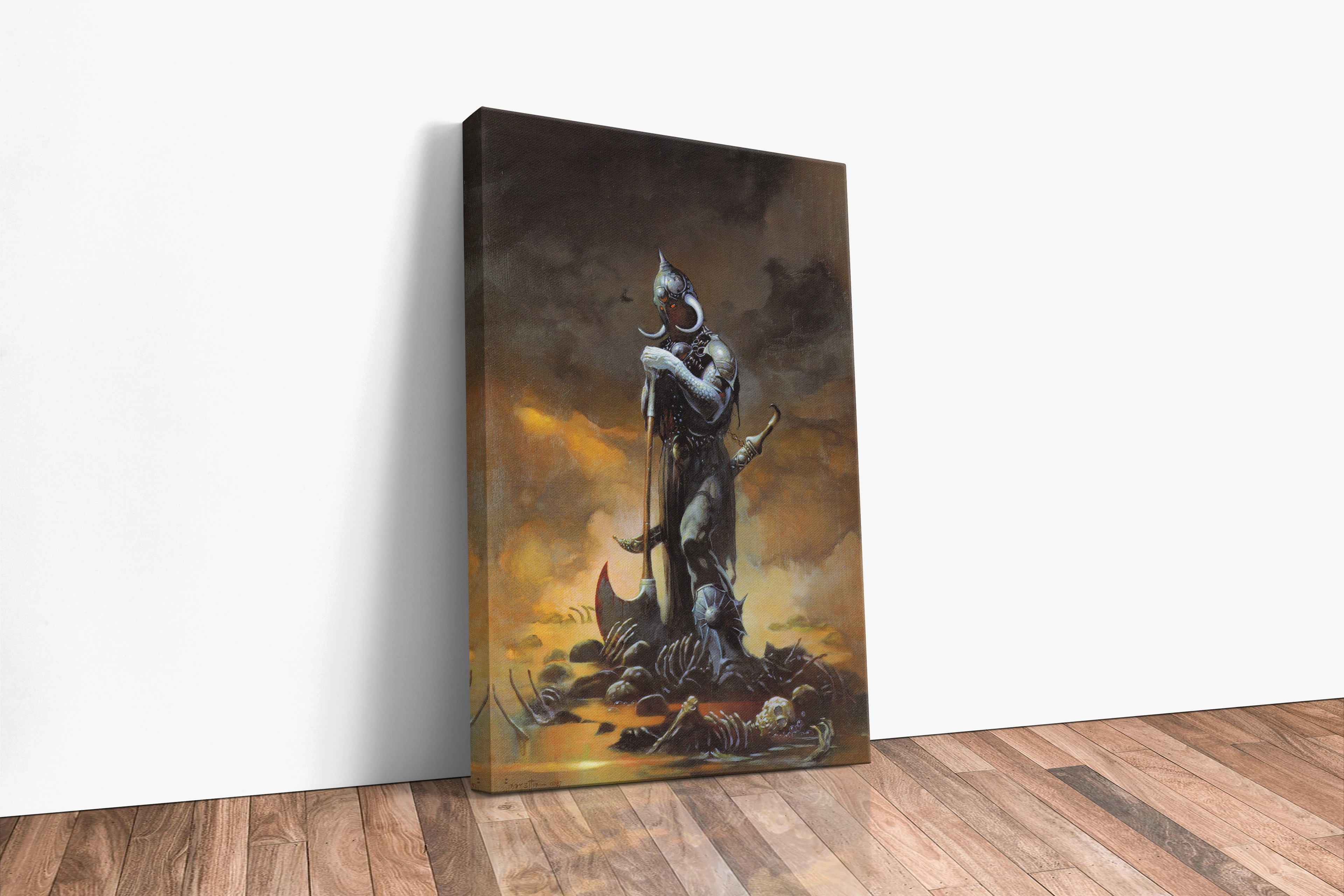 Death Dealer III Large Wrap Around Canvas