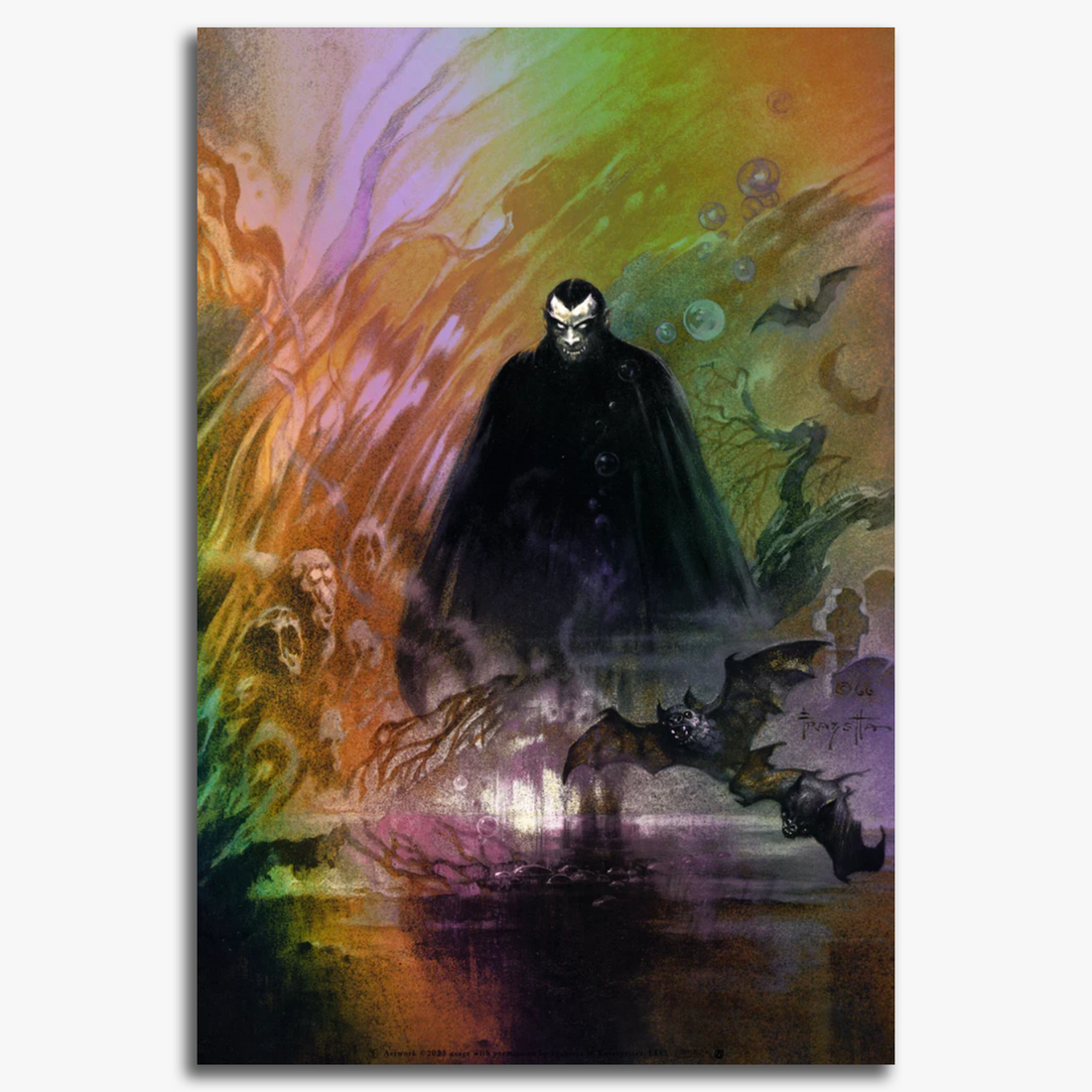 Count Dracula Limited Edition Screen Print- Foil Variant