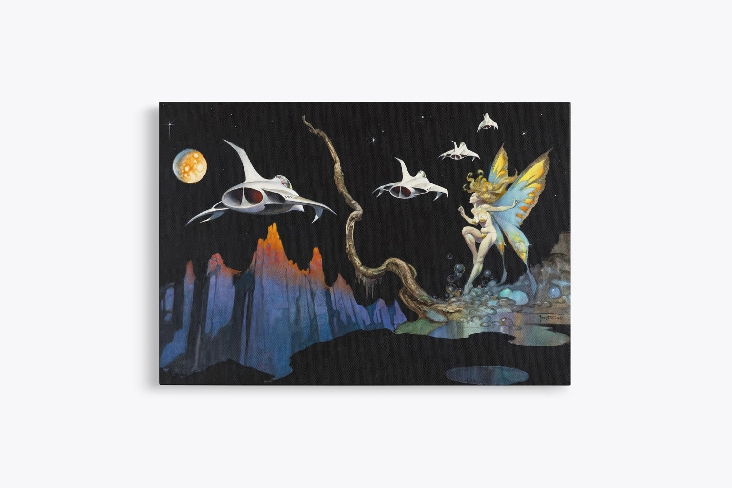 Dream Flight Mini Wrap Around Canvas