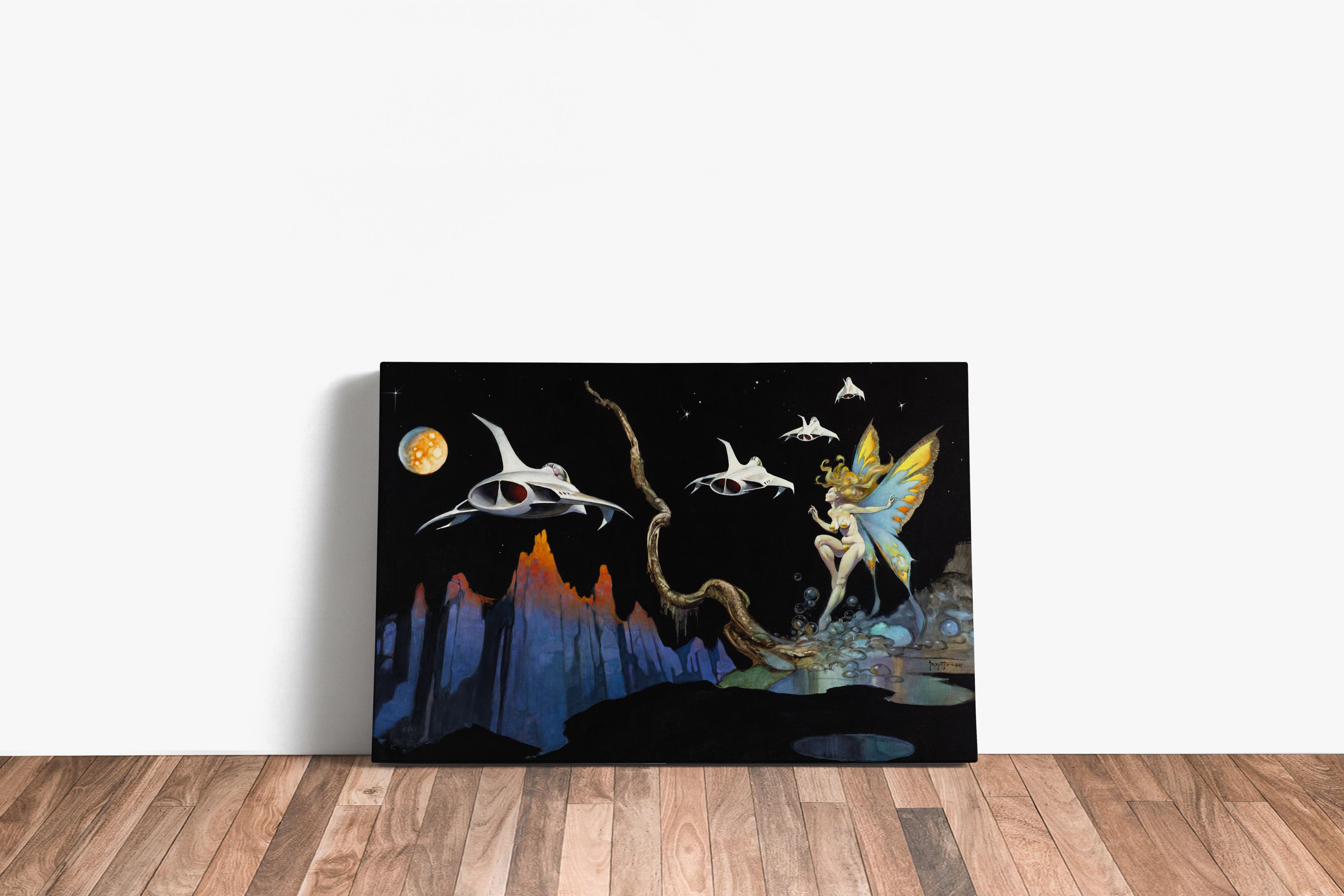 Dream Flight Large Wrap Around Canvas