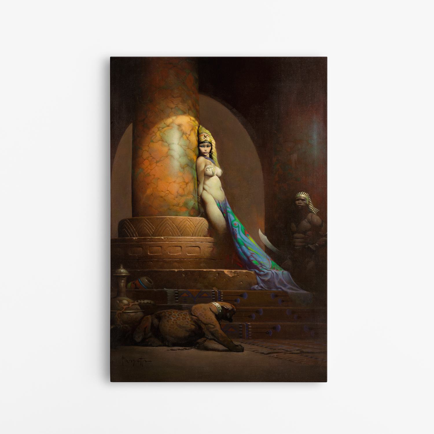 Egyptian Queen Mini Wrap-Around Canvas Art