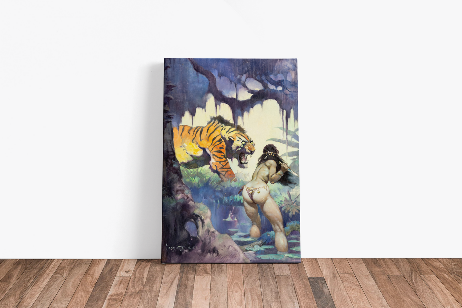 Escape on Venus Large Wrap Around Canvas