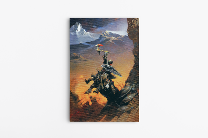 Eternal Champion Revised Mini Wrap-Around Canvas Art