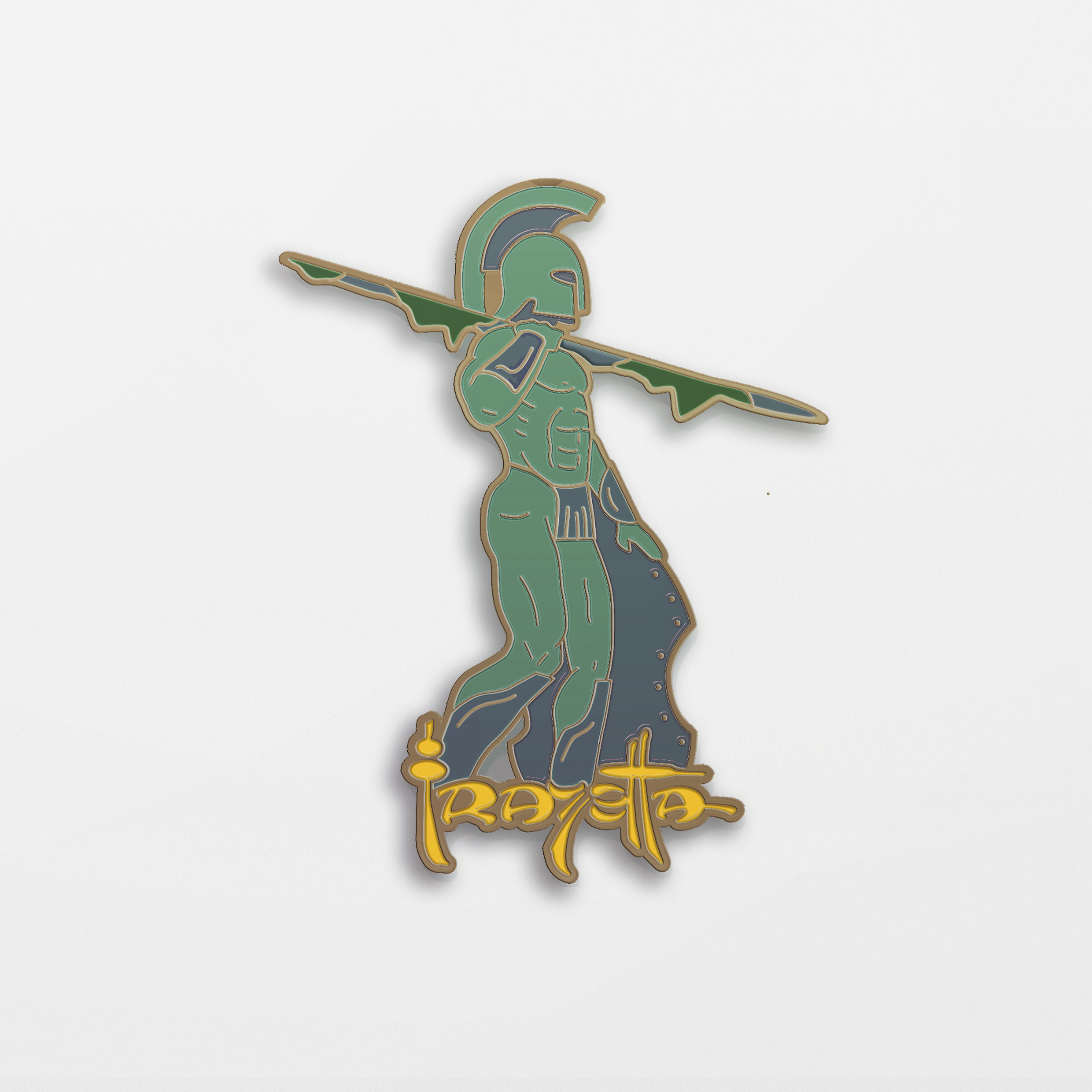 Frazetta Enamel Pin: Atlantis