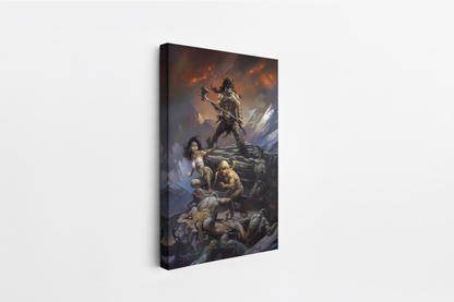 Fire and Ice Mini Wrap-Around Canvas Art