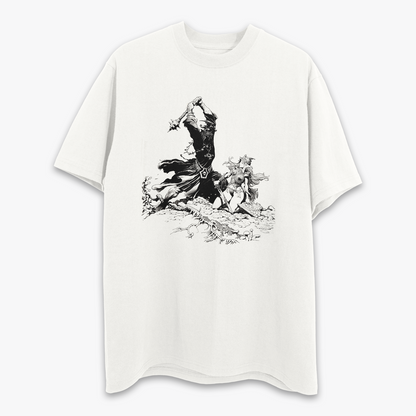 Witch King T-Shirt – Frank Frazetta’s Iconic Fantasy Artwork on Soft Cotton Tee