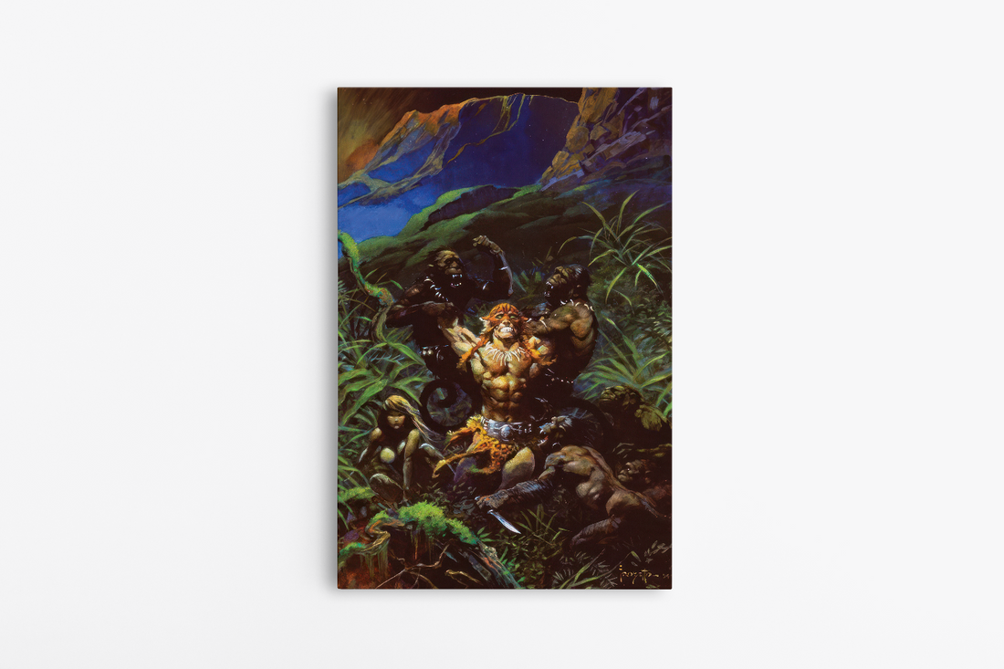 Jaguar God Mini Wrap-Around Canvas Art