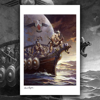 Kane on the Golden Sea Giclée