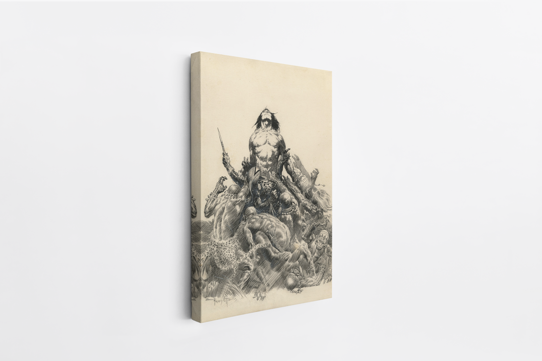 Lord of the Savage Jungle Mini Wrap-Around Canvas Art