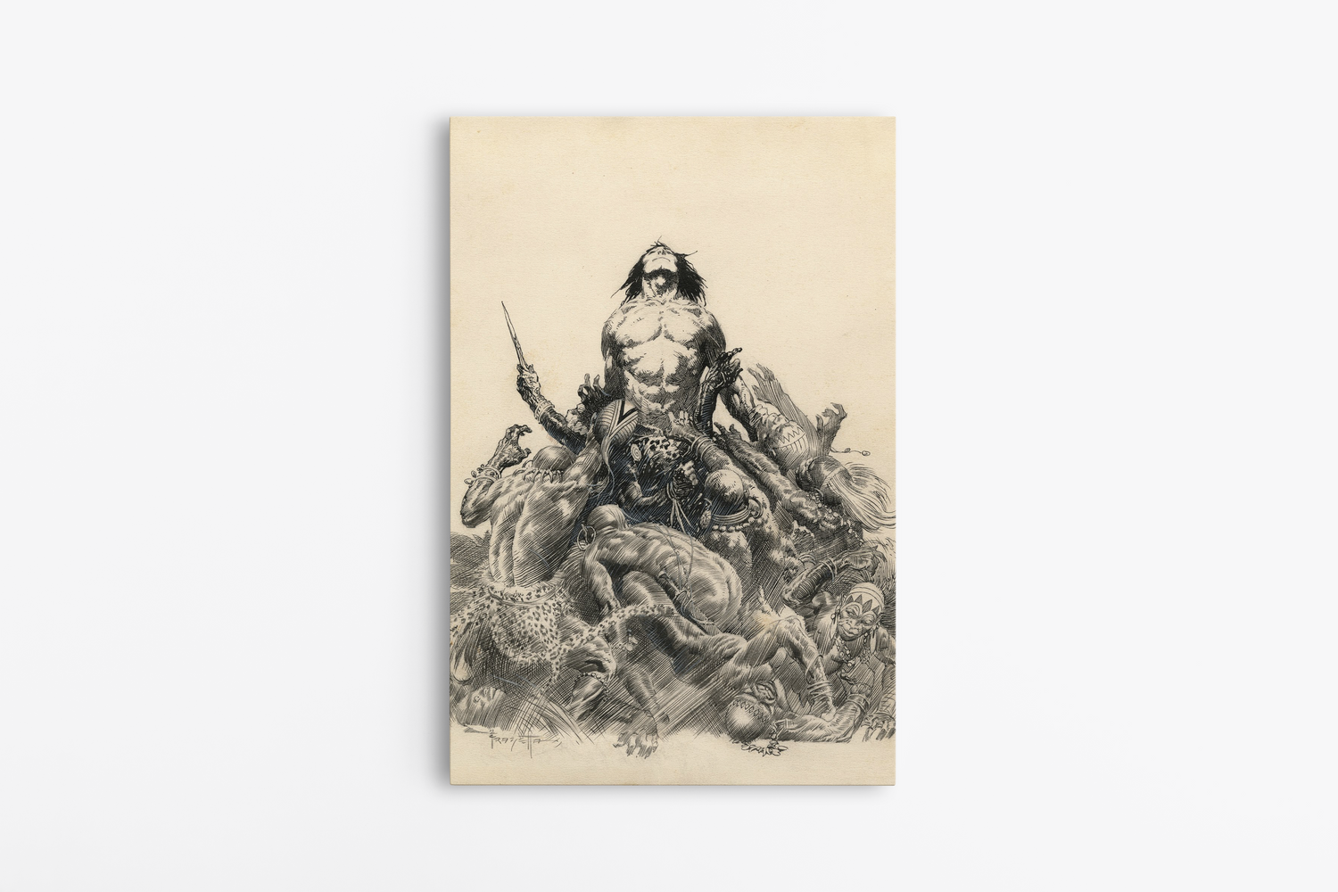 Lord of the Savage Jungle Mini Wrap-Around Canvas Art