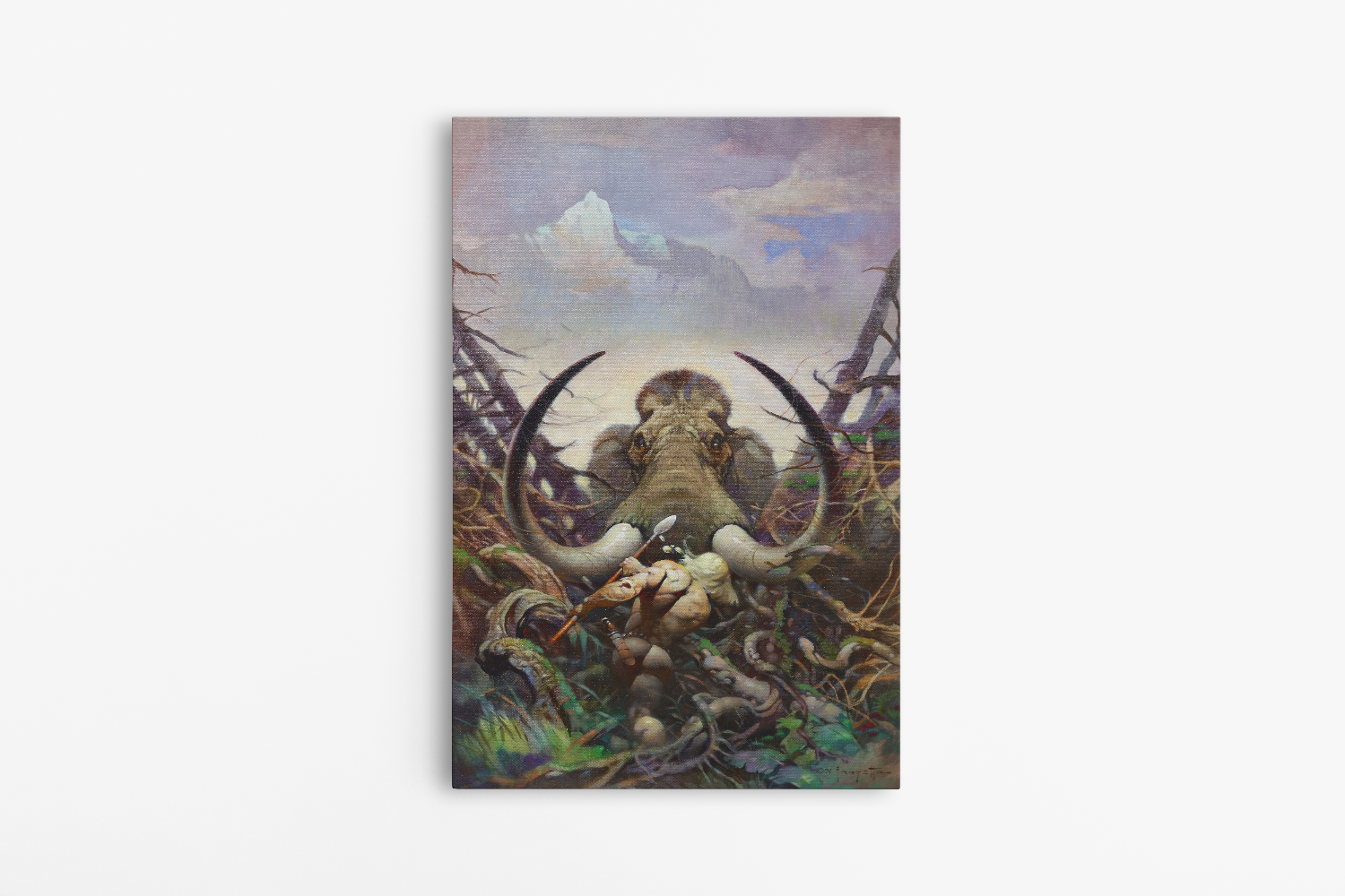 Mammoth Mini Wrap-Around Canvas Art