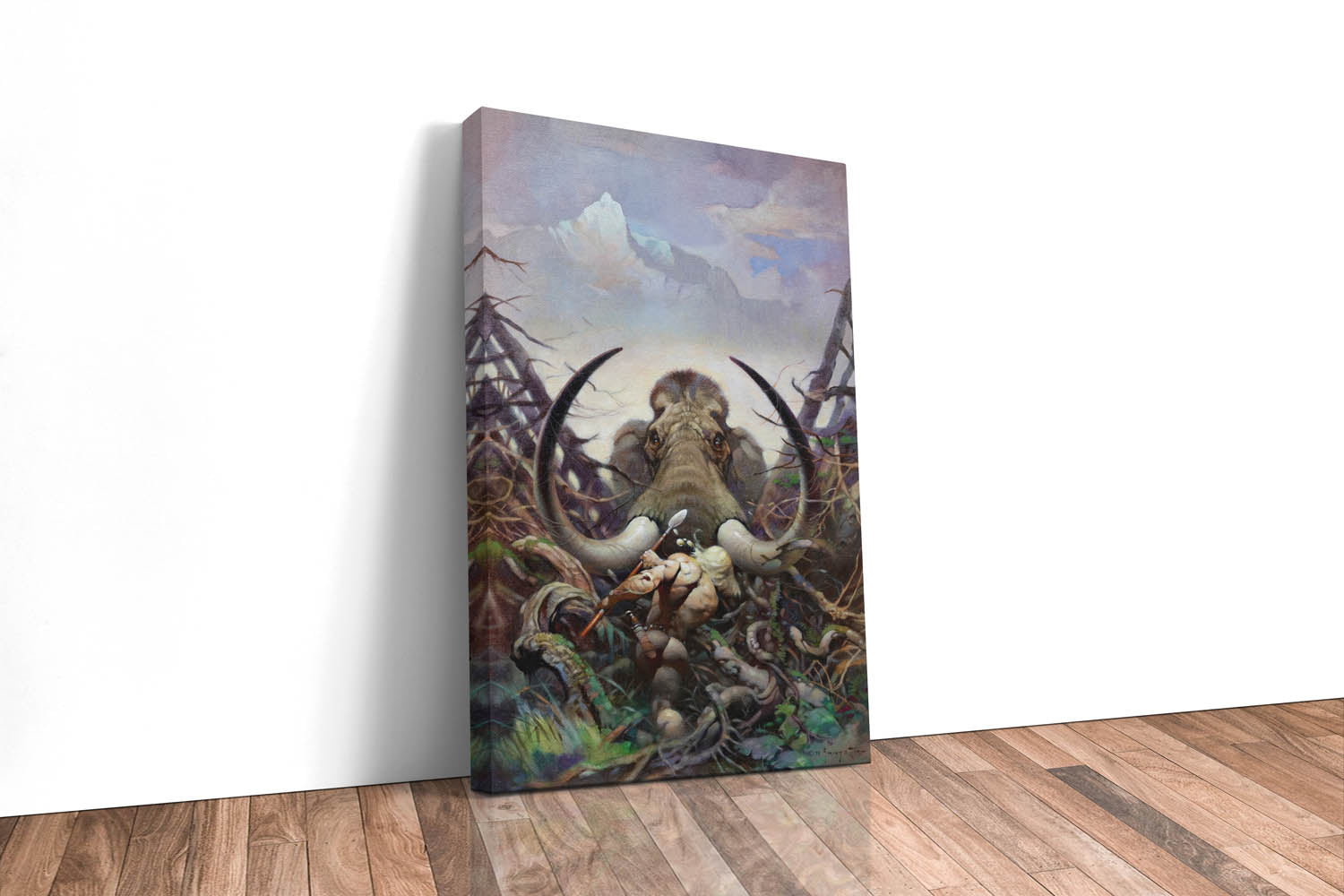 Mammoth Large Wrap Around Canvas – Frazetta Art Museum