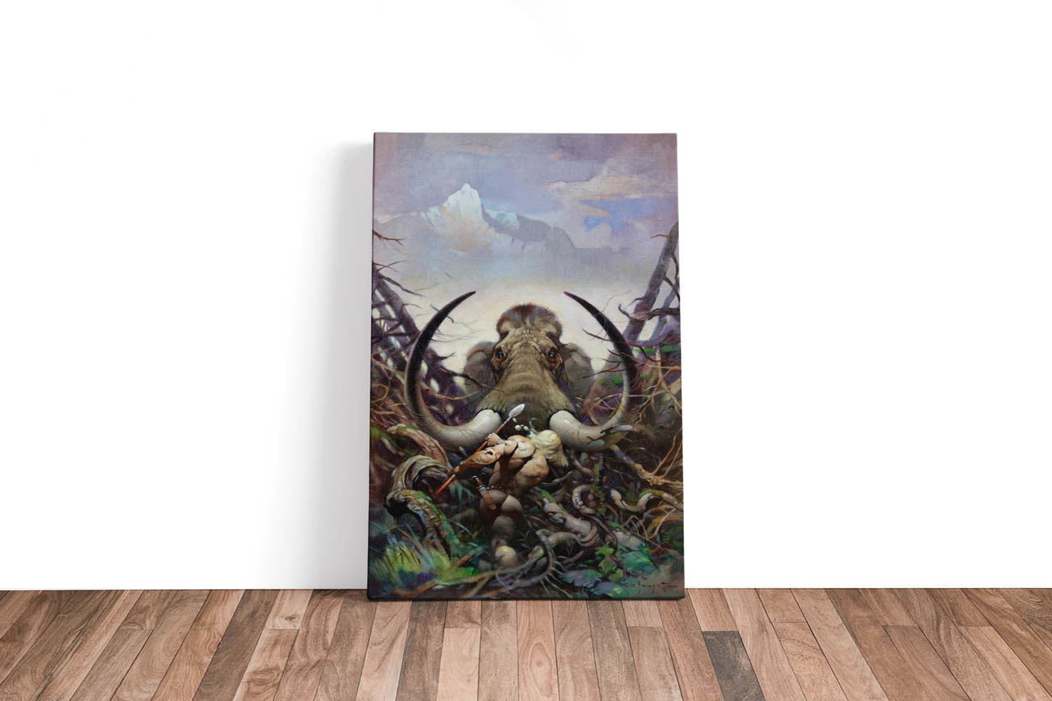 Mammoth Large Wrap Around Canvas – Frazetta Art Museum