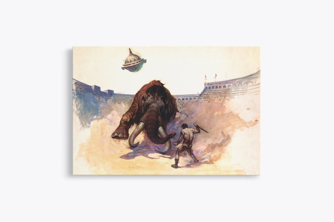 Mastodon Mini Wrap-Around Canvas Art