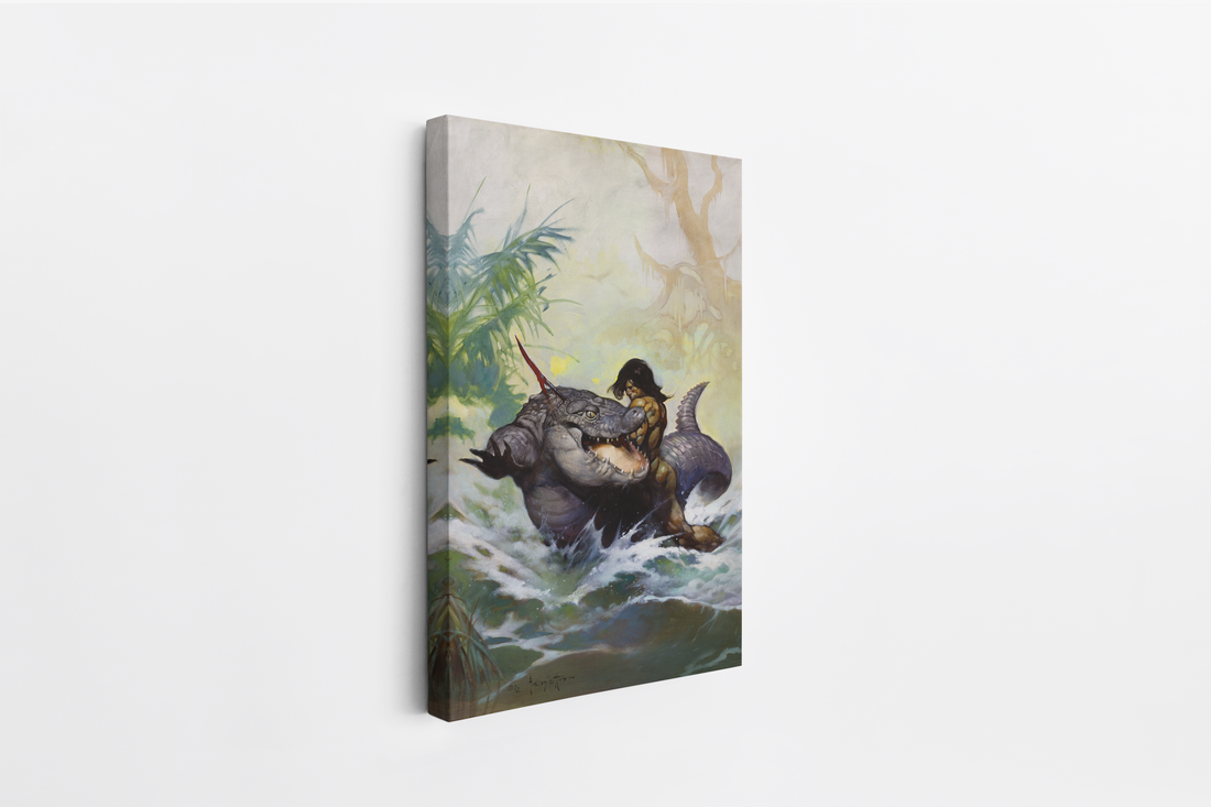 Monster Out of Time Mini Wrap-Around Canvas Art